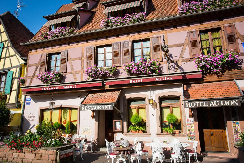 Hotel Au Lion Ribeauvillé Zewnętrze zdjęcie